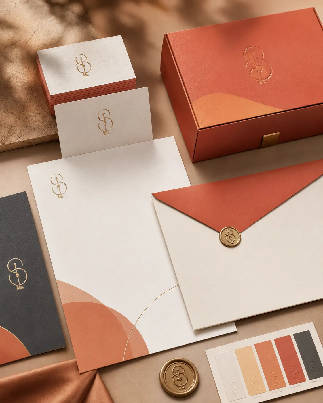 Brand identity system project example