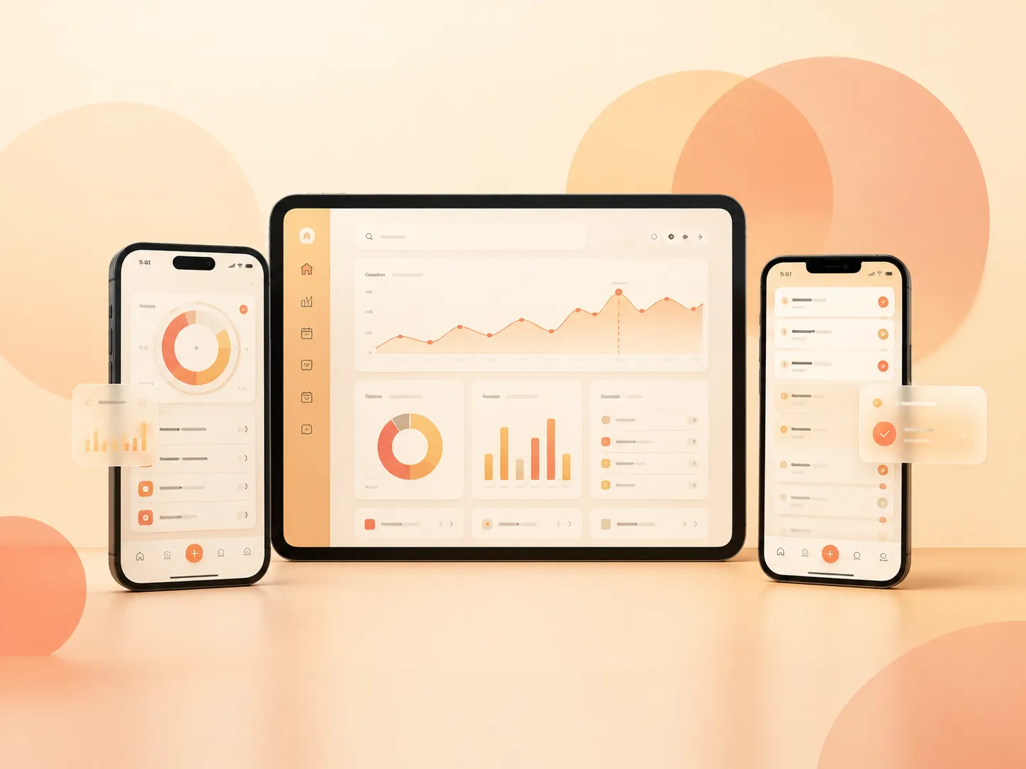 Dashboard interface design project example