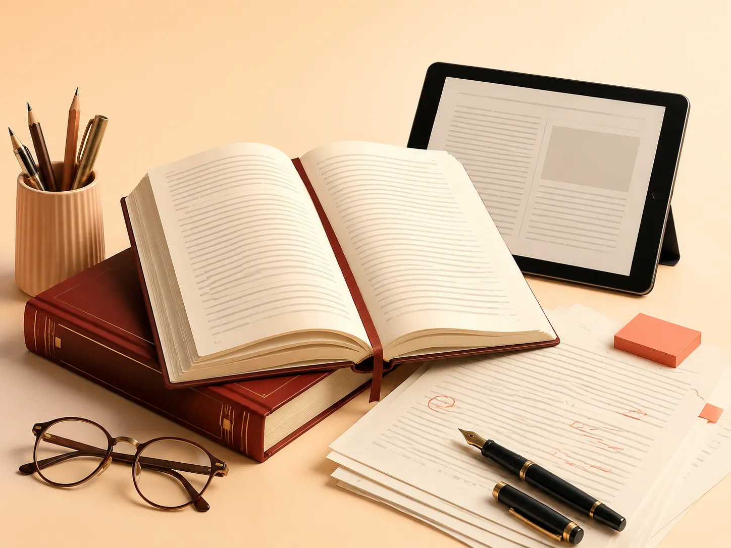 Abstract visual representing eBook writing services